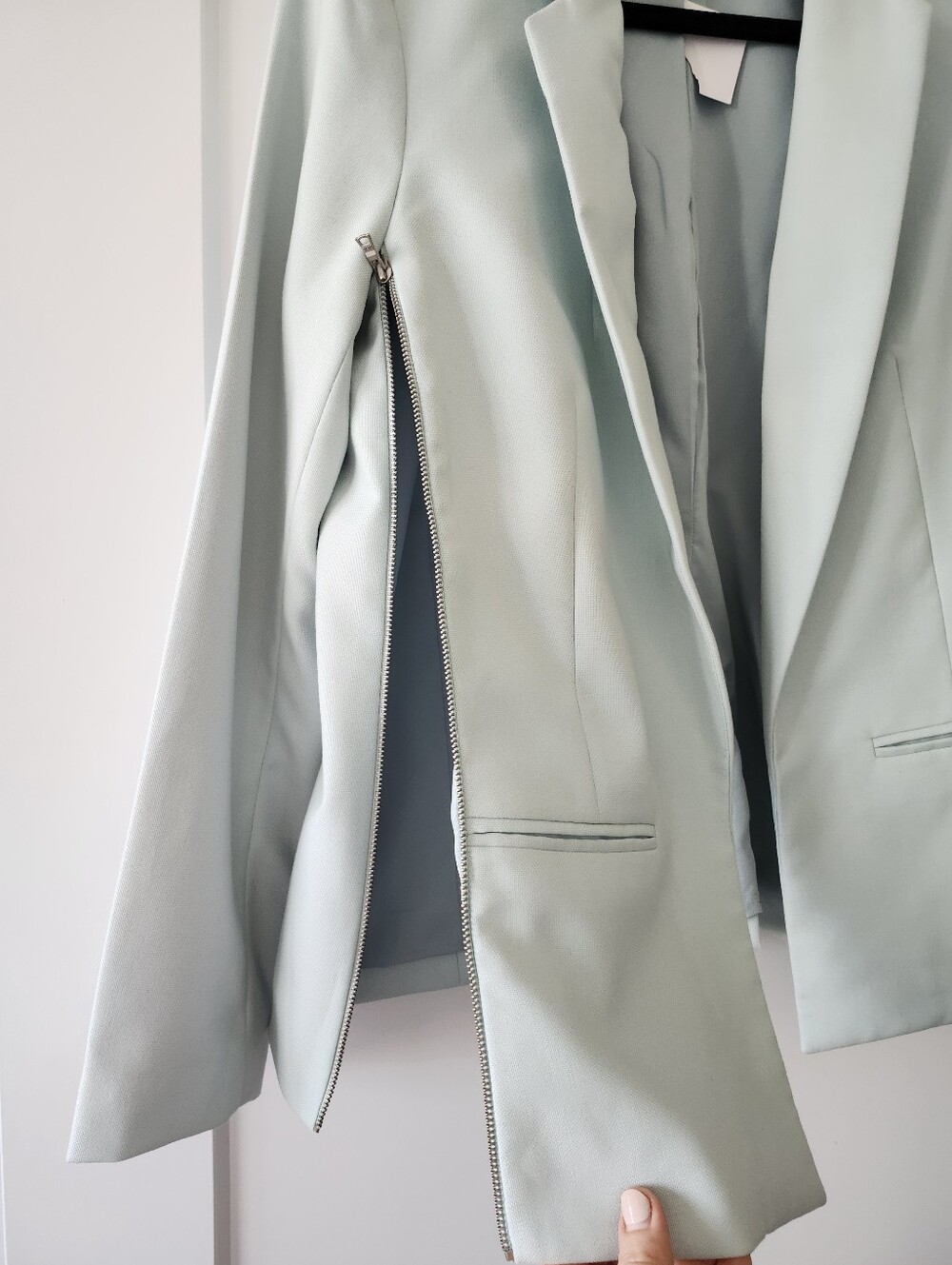 Club Monaco Pastel Blue Wool Blazer - Picture 14 of 14